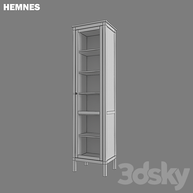 HEMNES (HEMNES) Rack 3DSMax File - thumbnail 2