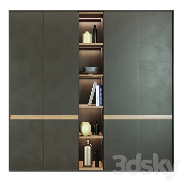 Hulsta Design F wardrobe 3DSMax File - thumbnail 2