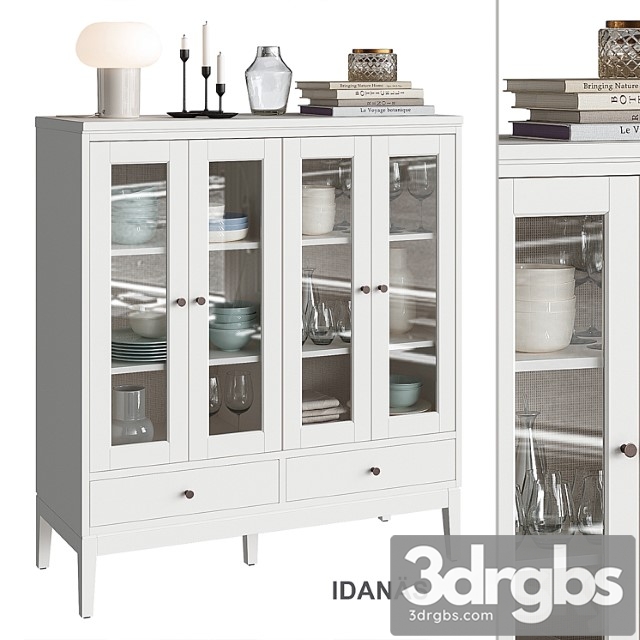 Idana?s ikea wardrobe with folded glass doors - thumbnail 1