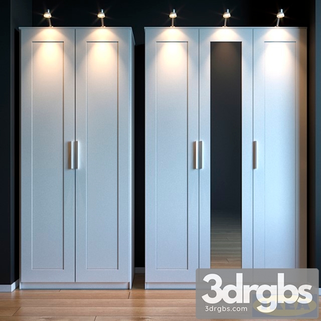 Ikea cabinet brimnes 3dsmax Download - thumbnail 1