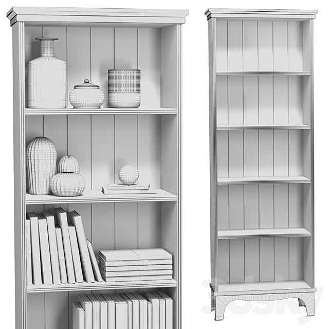 Ikea LOMMARP bookcase 3DS Max Model - thumbnail 4