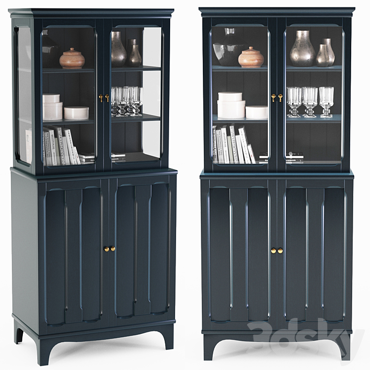 Ikea LOMMARP Cabinet with glass doors 3DS Max - thumbnail 1