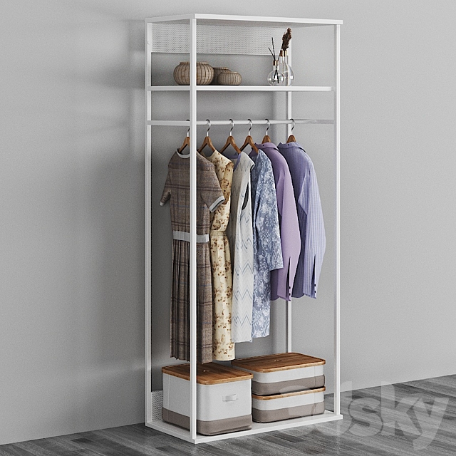 IKEA | OPHUS Open module for clothes 3ds Max - thumbnail 3