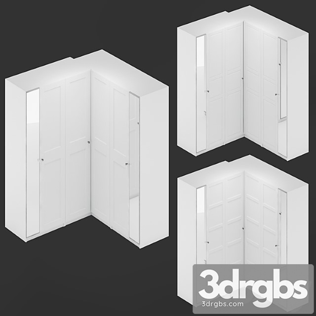 Ikea pax corner wardrope c - thumbnail 1