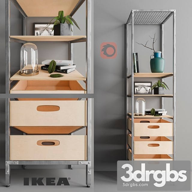 Ikea vebered set 3dsmax Download - thumbnail 1