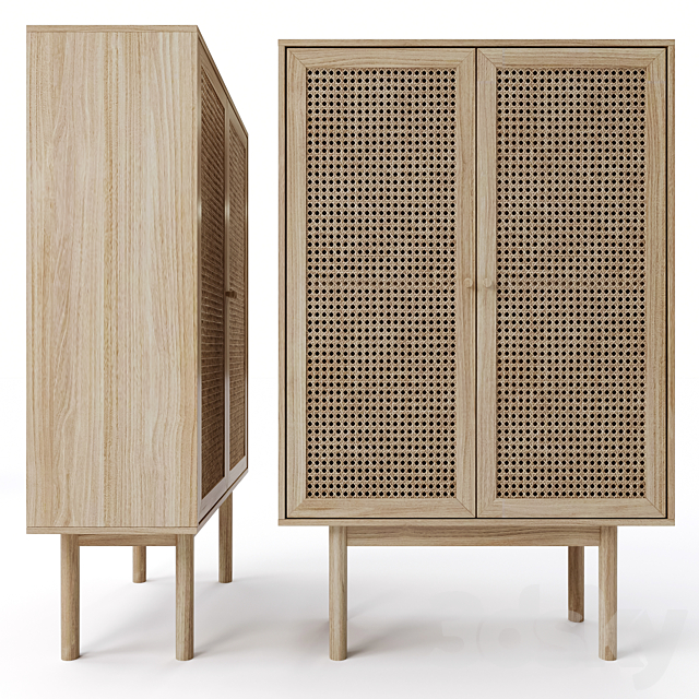 JYSK Cabinet HALMSTAD 3ds Max - thumbnail 1