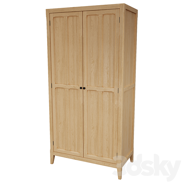 La Redoute Eugénie 2-Door Wardrobe 3DS Max Model - thumbnail 2