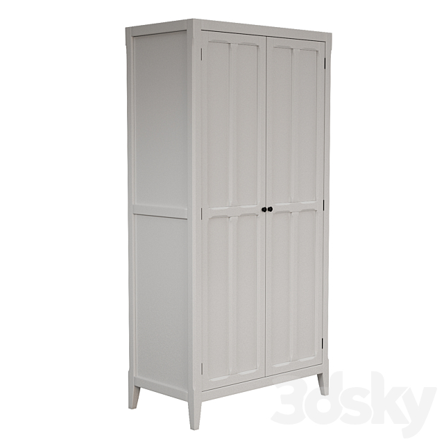 La Redoute Eugénie 2-Door Wardrobe 3DS Max Model - thumbnail 3