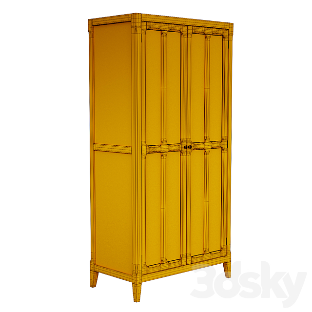 La Redoute Eugénie 2-Door Wardrobe 3DS Max Model - thumbnail 5