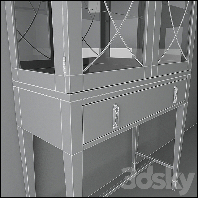 LANDON DISPLAY CABINET 3DSMax File - thumbnail 2