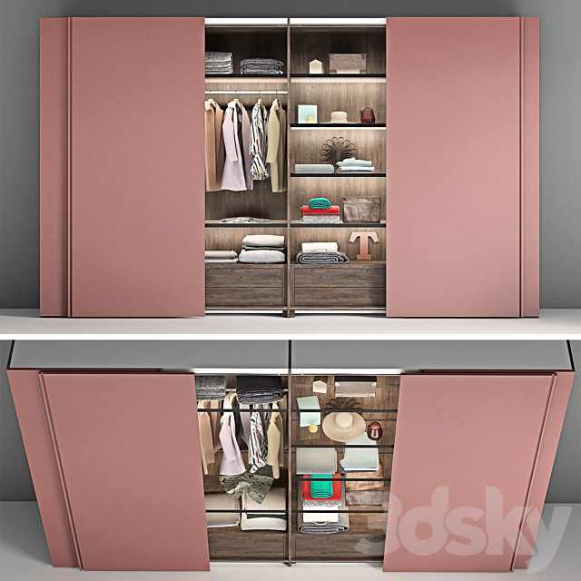 Lema wardrobe 3ds Max - thumbnail 1