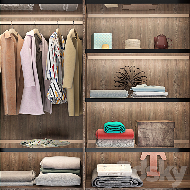 Lema wardrobe 3ds Max - thumbnail 2