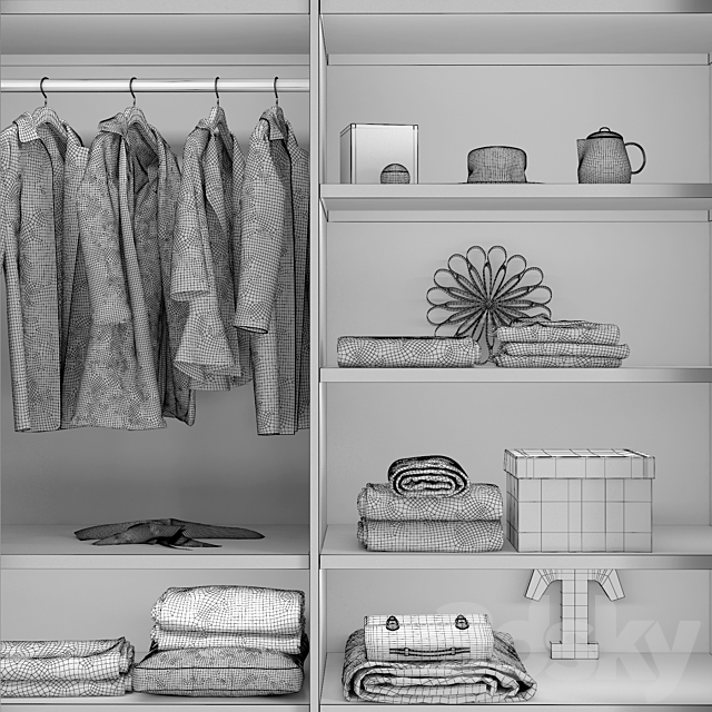 Lema wardrobe 3ds Max - thumbnail 3