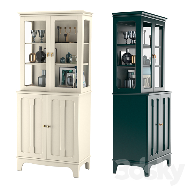 Lommarp Cabinet with Glass Doors by Ikea 3DSMax File - thumbnail 2