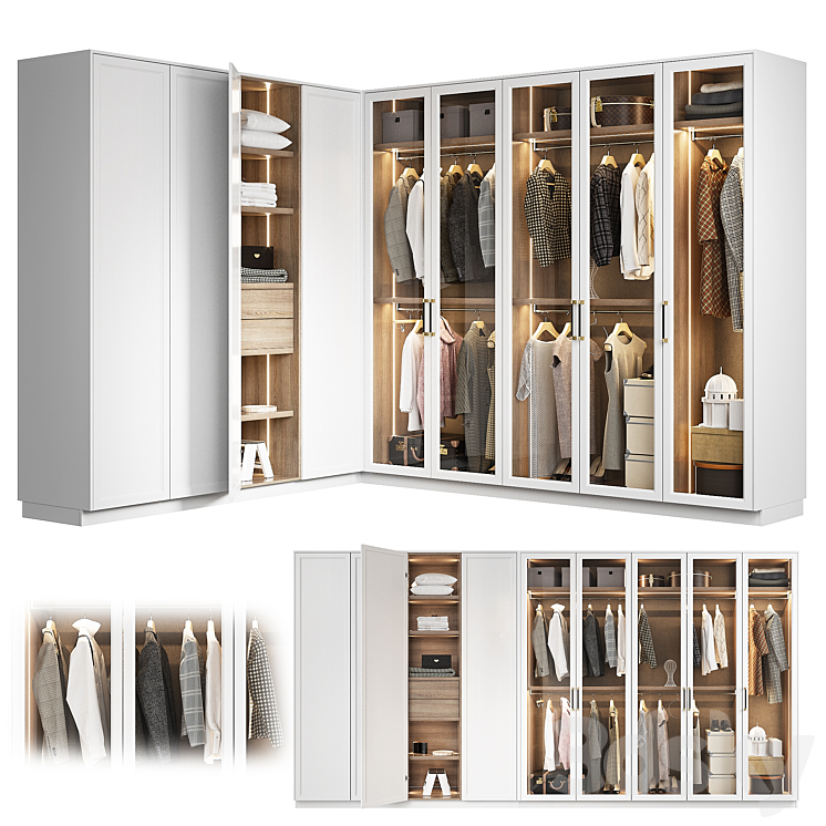 L’ORIGINE Aeterna Wardrobe 3DS Max - thumbnail 1