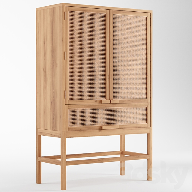 Marte Storage Cabinet 3DS Max Model - thumbnail 3