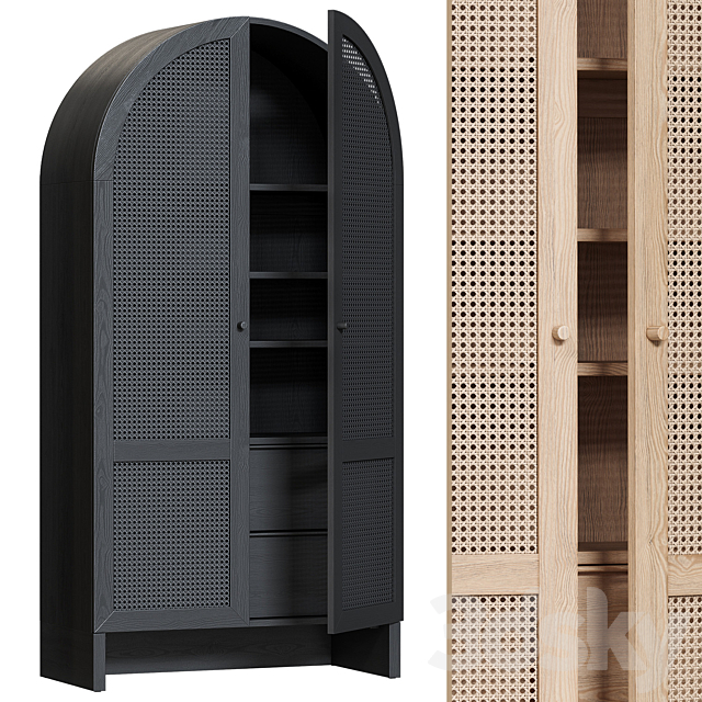 Mason Cane Storage Cabinet Urban Outfitters 3ds Max - thumbnail 2