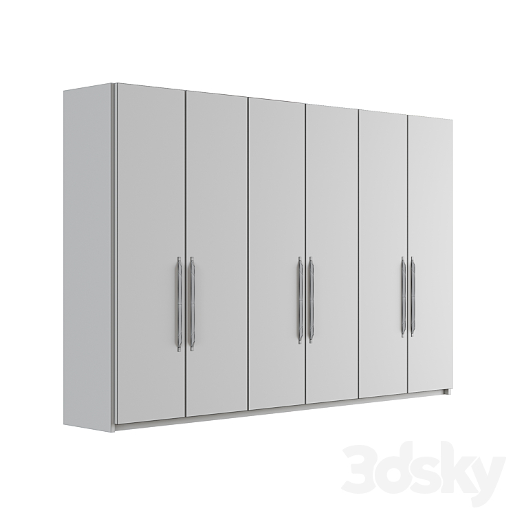 Maya wardrobe 3DS Max Model - thumbnail 2