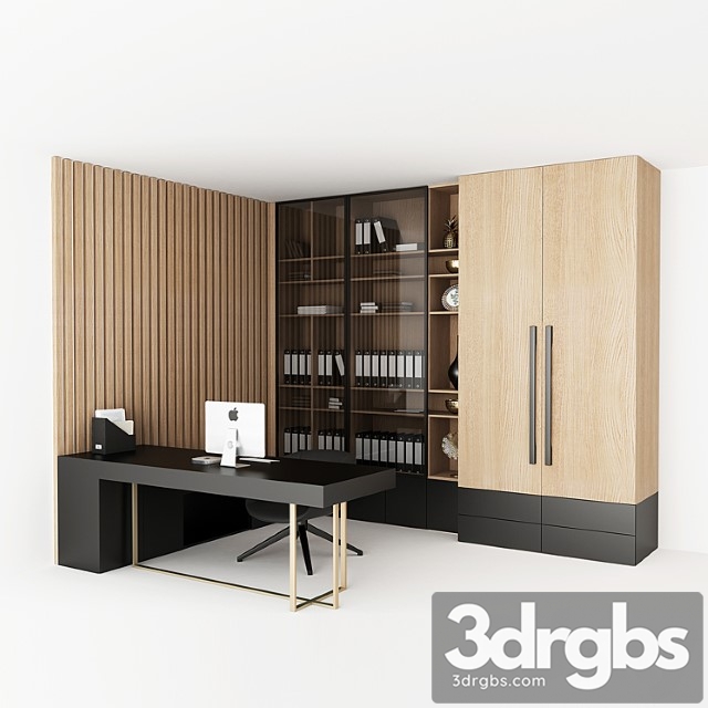 Mebel Dlia Kabineta 3dsmax Download - thumbnail 1