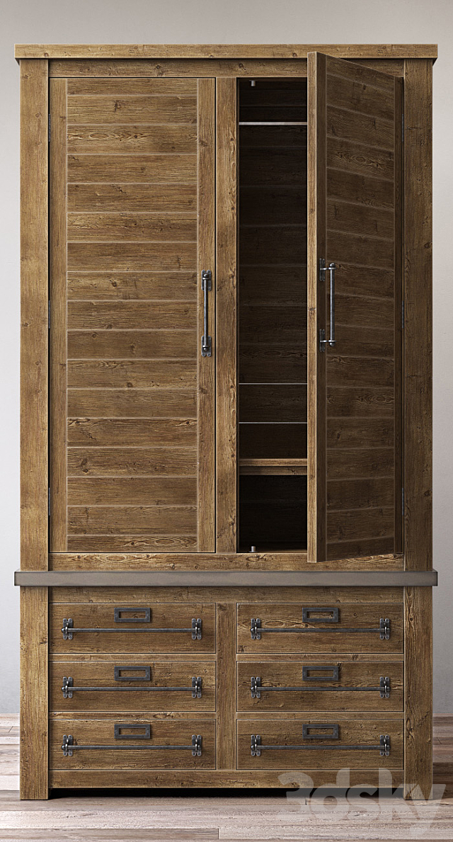 MERCANTILE ARMOIRE 3DSMax File - thumbnail 2