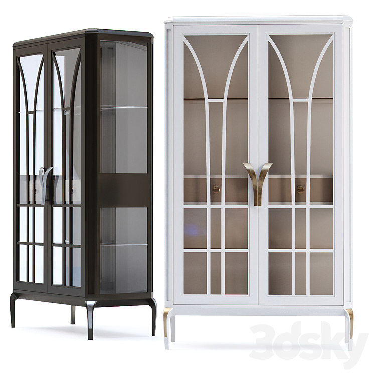 Minotti Collezioni Capri cabinet 3DS Max Model - thumbnail 1