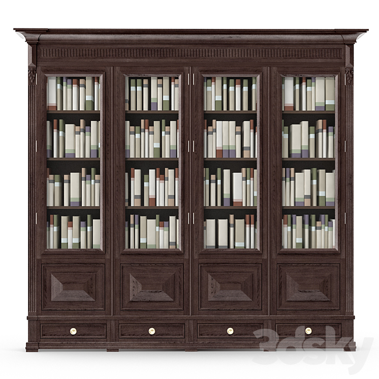 Mis en Demeure – Orsay bookcase 3DS Max - thumbnail 1