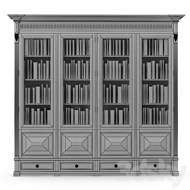 Mis en Demeure – Orsay bookcase 3DSMax File - thumbnail 3