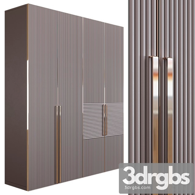 Modern Luxury Wardrobe 3dsmax Download - thumbnail 1