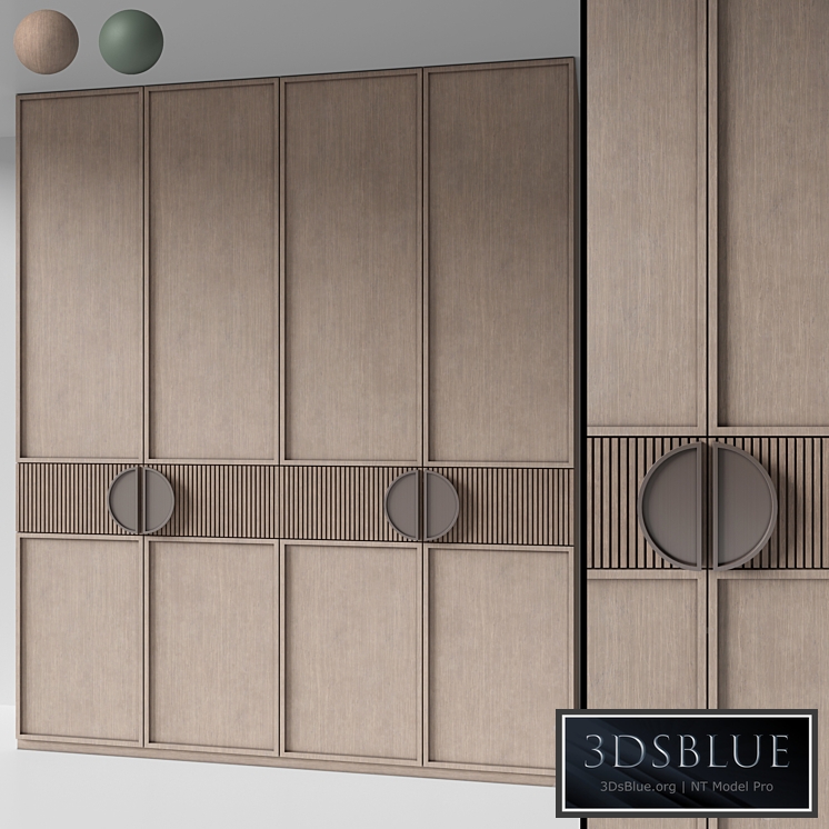 Modern wardrobe 14 3DS Max - thumbnail 3