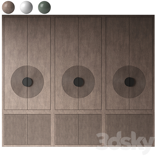 Modern wardrobe 26 3ds Max - thumbnail 1