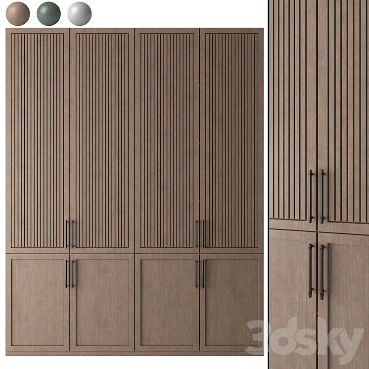 Modern wardrobe 27 3DS Max - thumbnail 1