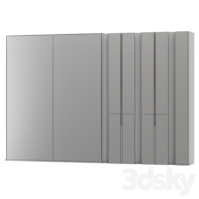 Modern wardrobe design 3DSMax File - thumbnail 2