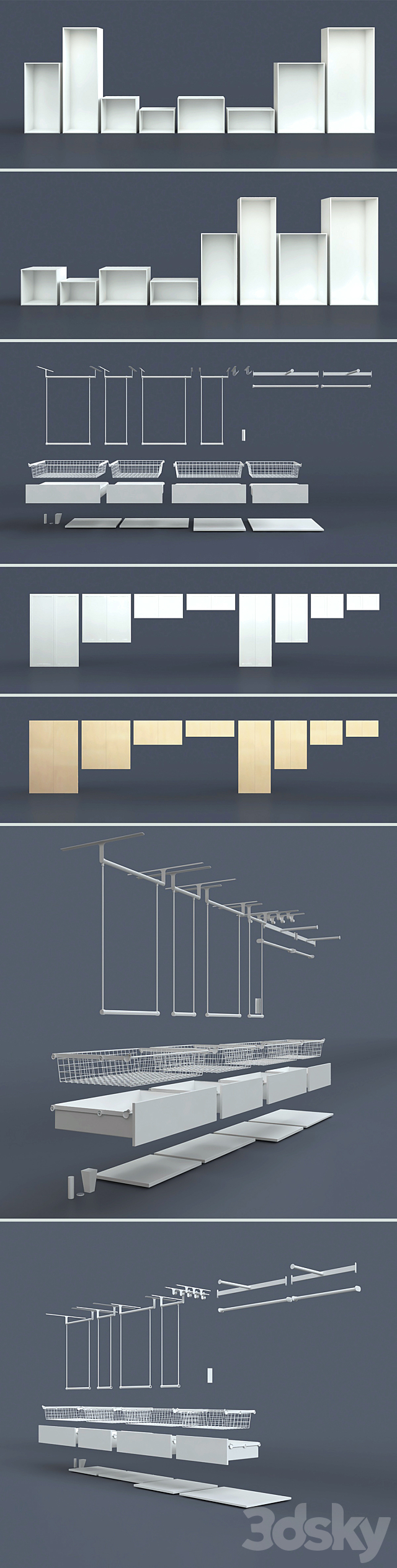 Modular system of IKPAS _ Platsa (designer). 3DSMax File - thumbnail 3