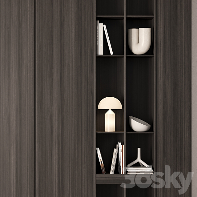 Modular Wardrobe cabinets 3DS Max Model - thumbnail 2