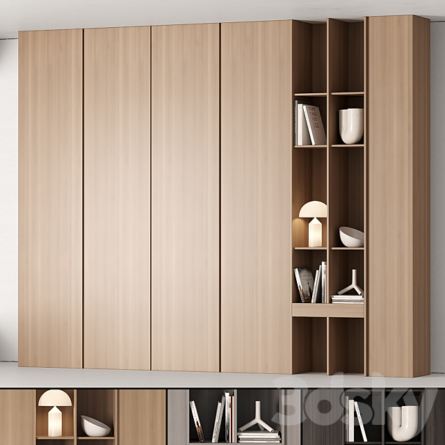 Modular Wardrobe cabinets 3DS Max Model - thumbnail 6