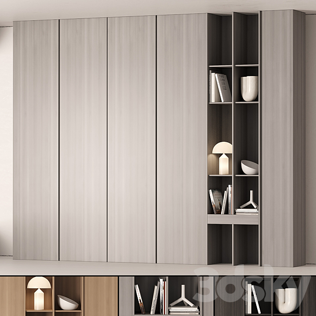 Modular Wardrobe cabinets 3DS Max Model - thumbnail 7