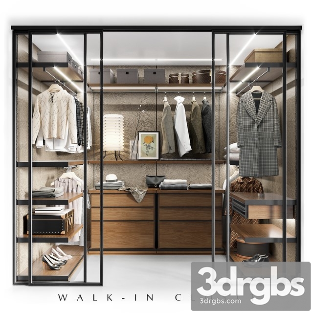 Molteni WALK IN Closet 3dsmax Download - thumbnail 1