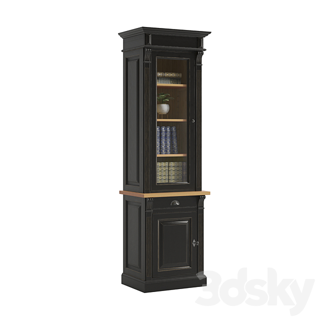 MONIQUE FURNITURE bookcases 2 3ds Max - thumbnail 2