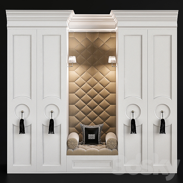 Neoclassical Style Wardrobes 3DSMax File - thumbnail 1