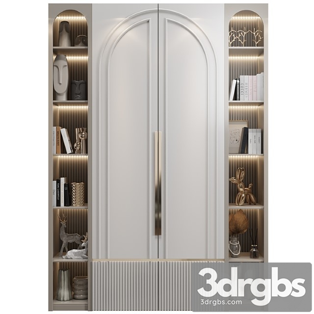 Neoclassical Wardrobe 04 3dsmax Download - thumbnail 1