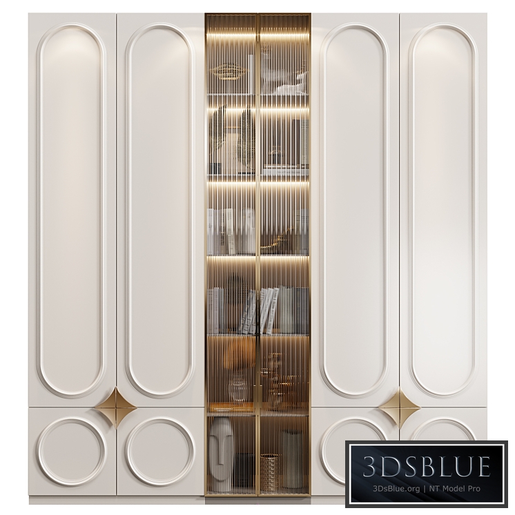 Neoclassical wardrobe 15 3DS Max - thumbnail 3