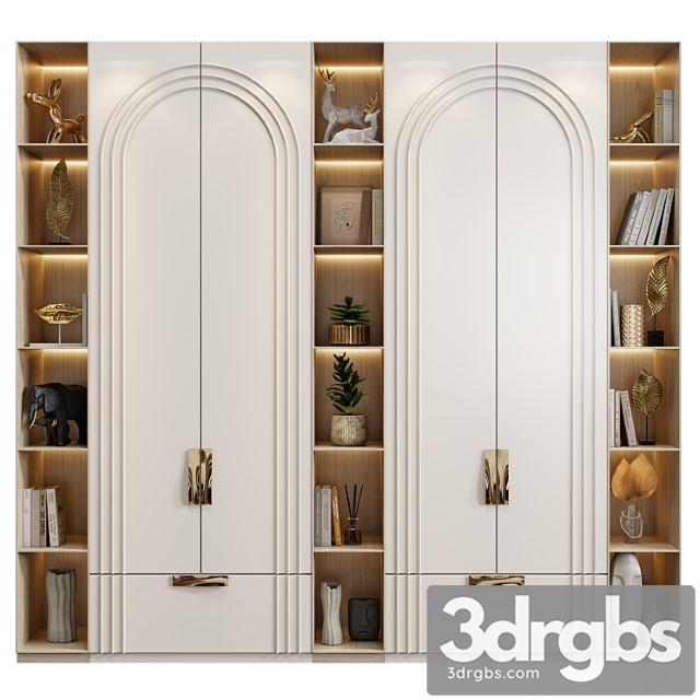 Neoclassical Wardrobe 19 3dsmax Download - thumbnail 1