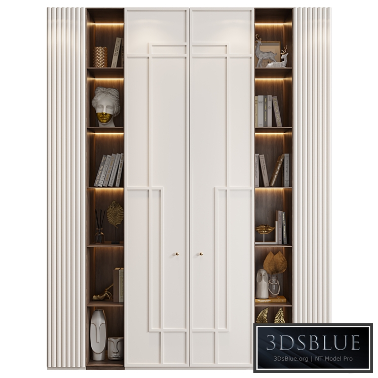 Neoclassical wardrobe 34 3DS Max - thumbnail 3