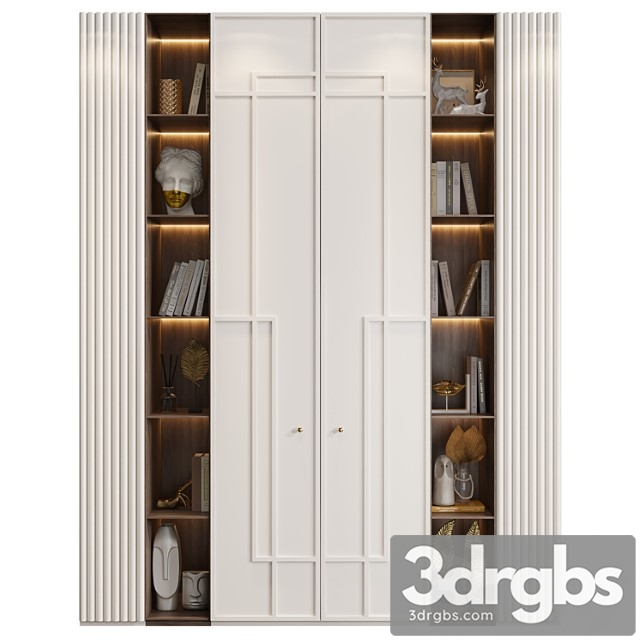 Neoclassical Wardrobe 34 3dsmax Download - thumbnail 1