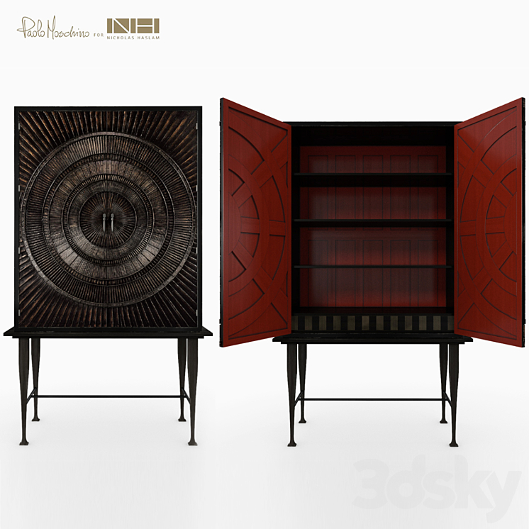 Nicholas Haslam Villiers Armoire 3DS Max Model - thumbnail 1