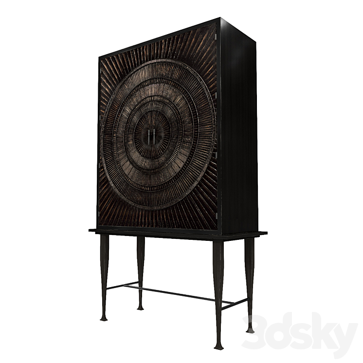 Nicholas Haslam Villiers Armoire 3DS Max Model - thumbnail 2