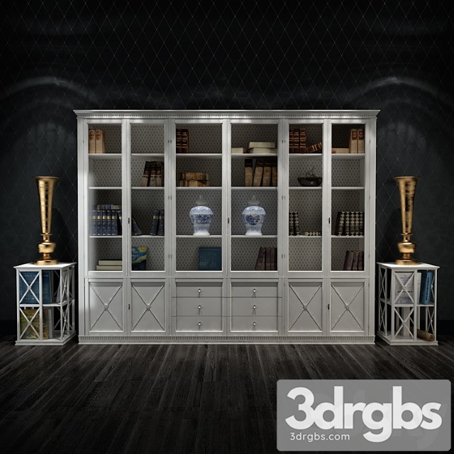 Office bookcase Tosato Desideri 3dsmax Download - thumbnail 1