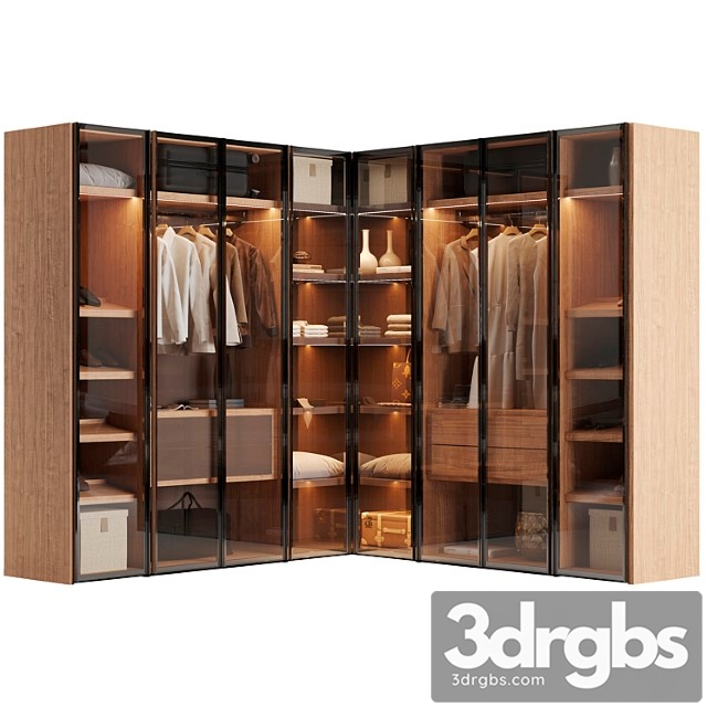 Pianca Milano Wardrobes 3dsmax Download - thumbnail 1