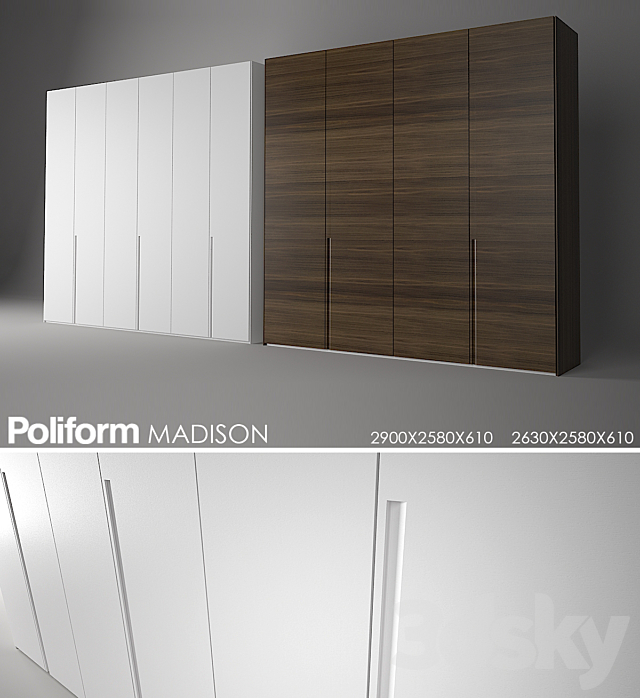 Poliform Madison 3ds Max - thumbnail 1