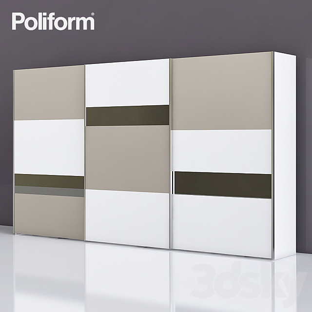 Poliform Madison cupboard 3ds Max - thumbnail 2